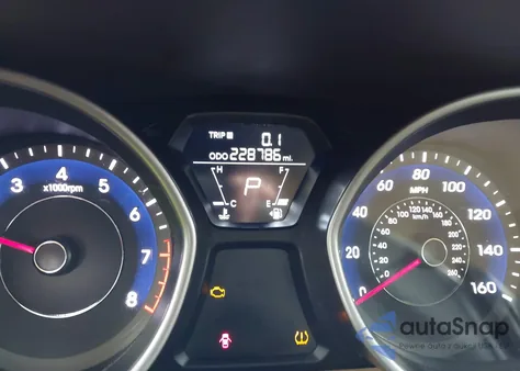 2013 Hyundai Elantra Gls из США, поврежденный, VIN 5NPDH4AE3DH191899